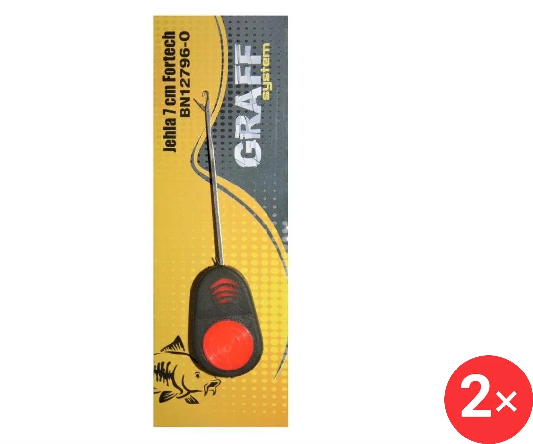 Graff Jehla Fortech 7 cm Oranžová 2 ks