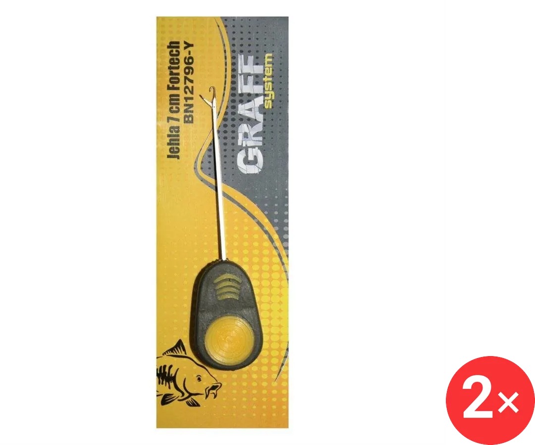 Graff Jehla Fortech 7 cm Žlutá 2 ks