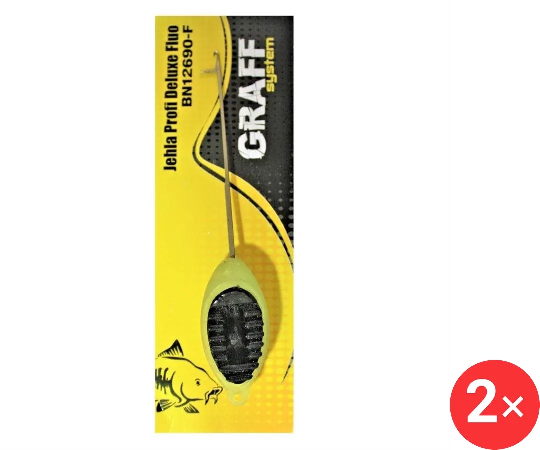 Graff Jehla Profi Carp 7 cm Fluo 2 ks