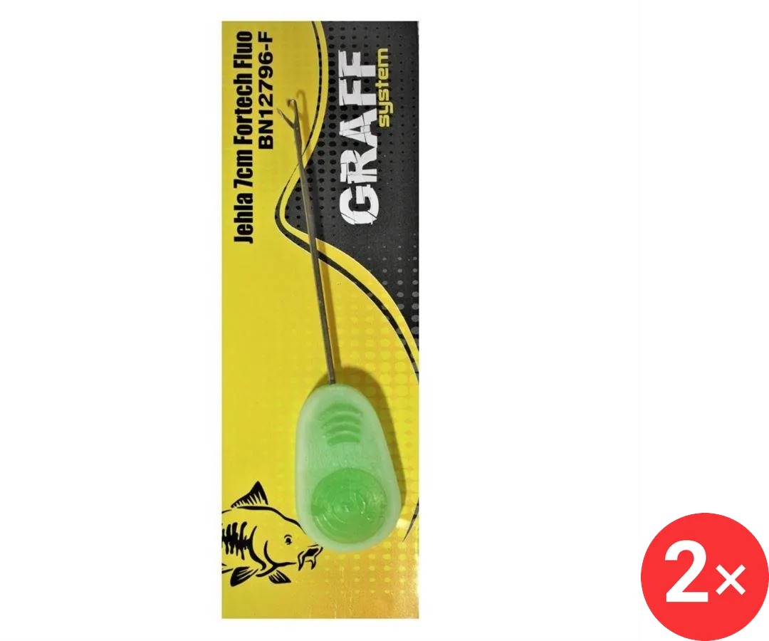 Graff Jehla Fortech 7 cm Fluo 2 ks