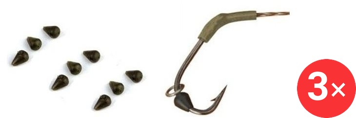 Extra Carp Rig Ring Stops 3 × 20 ks