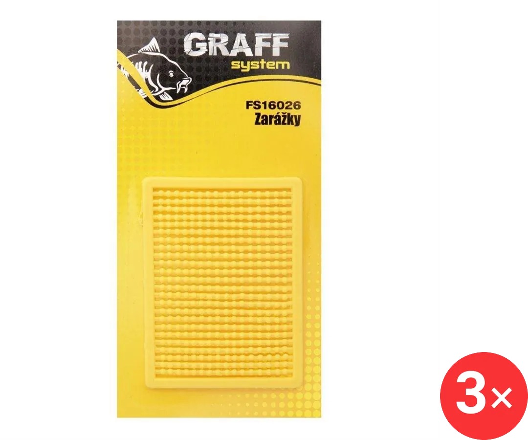 Graff Zarážky klasik Žluté 3 ks