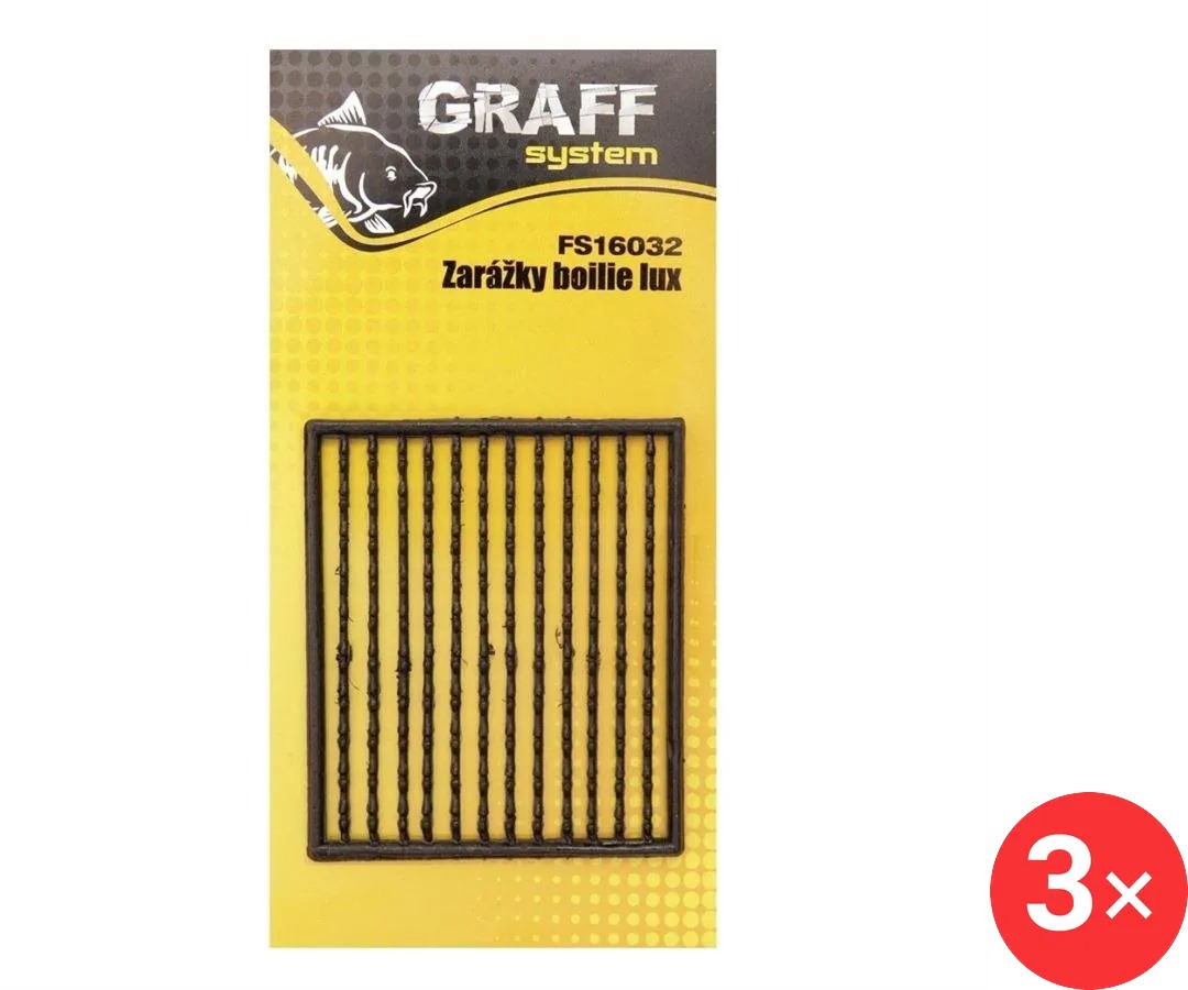 Graff Zarážky na boilie Lux Černé 3 ks