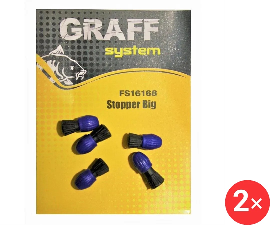 Graff Stopper Big Modro/černá 2 ks