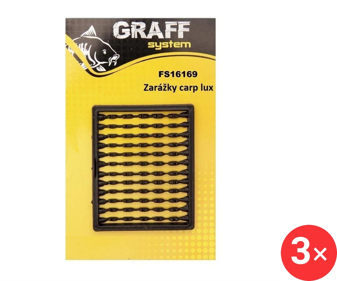 Graff Zarážky na boilie Carp Lux Černé 3 ks