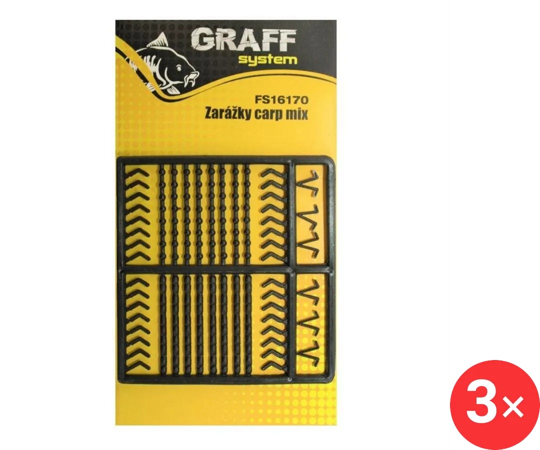 Graff Zarážky Carp Mix 3 ks