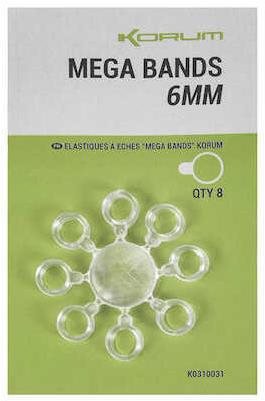 Korum Mega Bands 8 mm, 2 × 8 ks