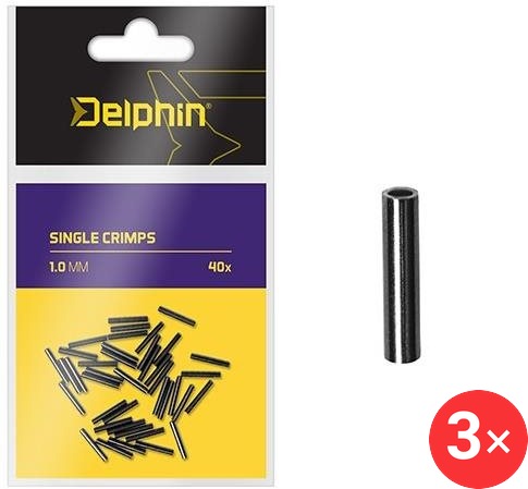 Delphin Krimpovací svorka Single Crimps 0,8 mm 3 × 40 ks