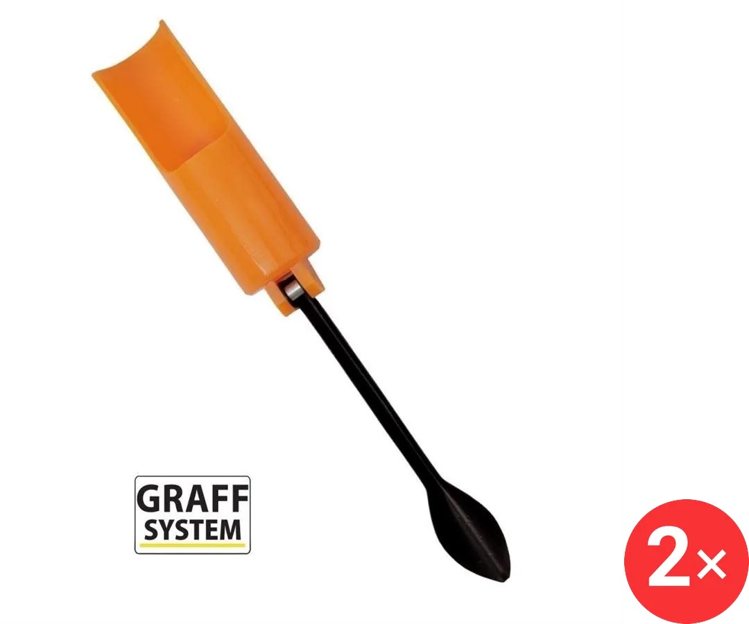 Graff Držák prutu Stár Oranžový 2 ks