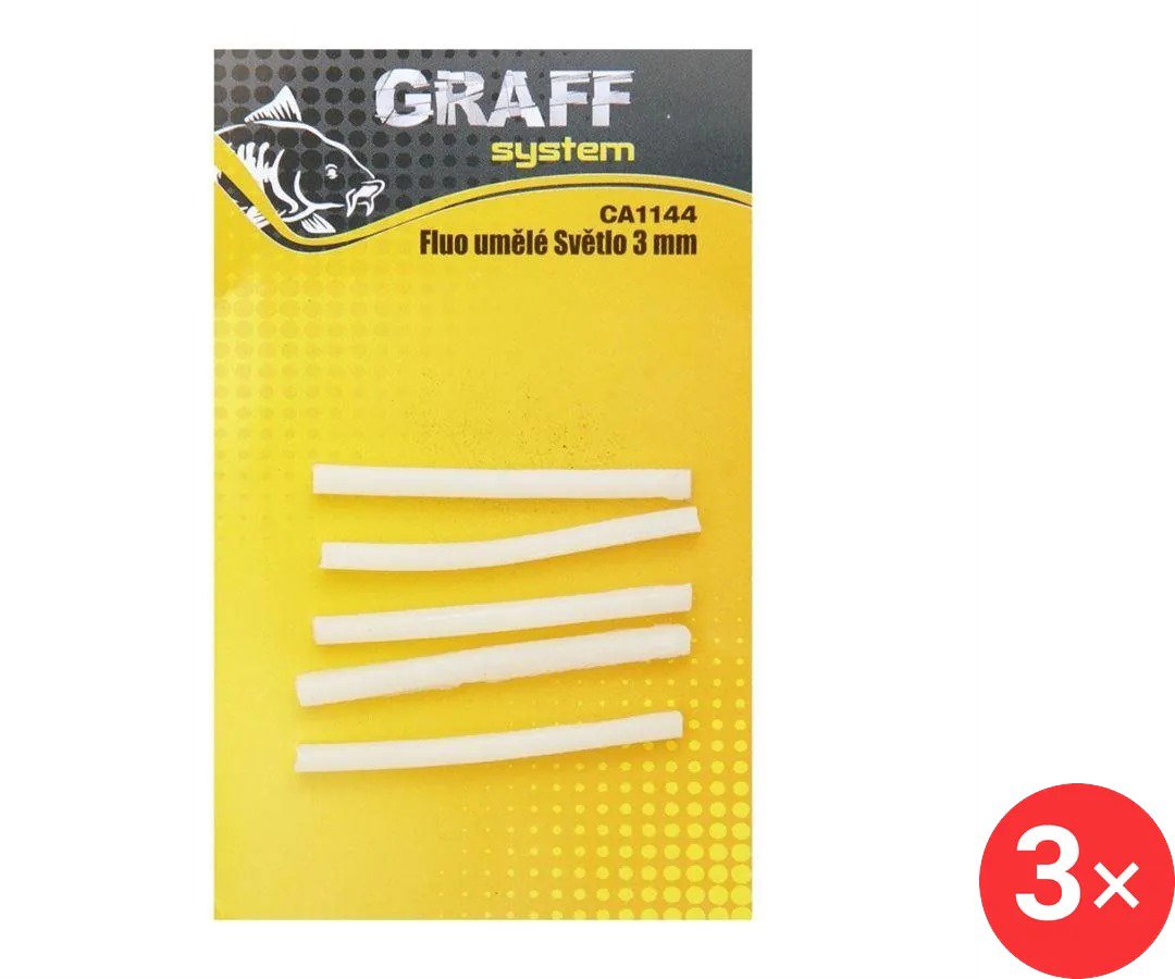 Graff Fluo umělé světlo 3 mm 3 ks