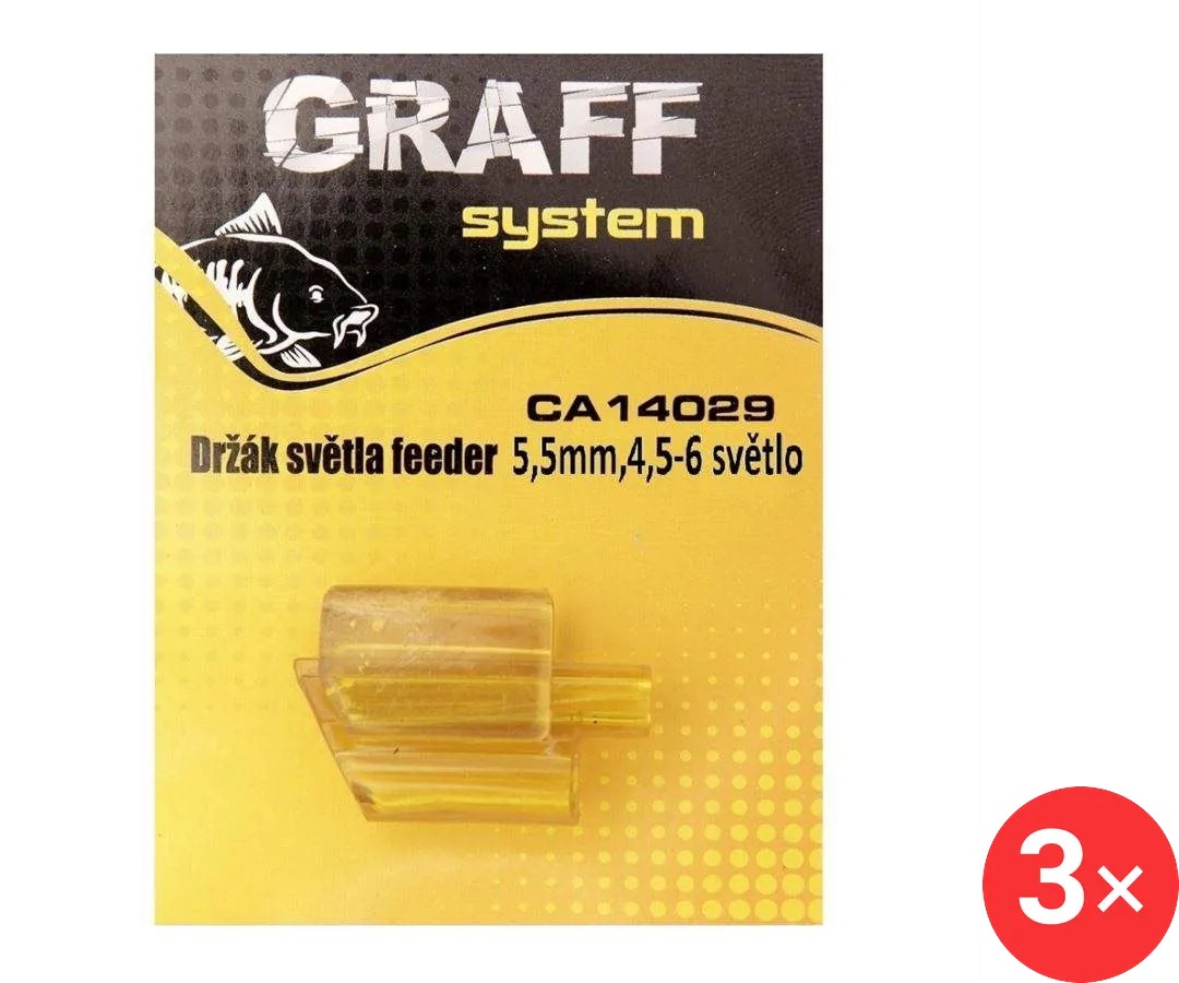 Graff Držák světla feeder 5,5 mm / 4,5-6 mm světlo 3 ks