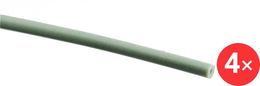 Mivardi Silikonová hadička 0,8 × 1,8 mm 1 m, 4 ks