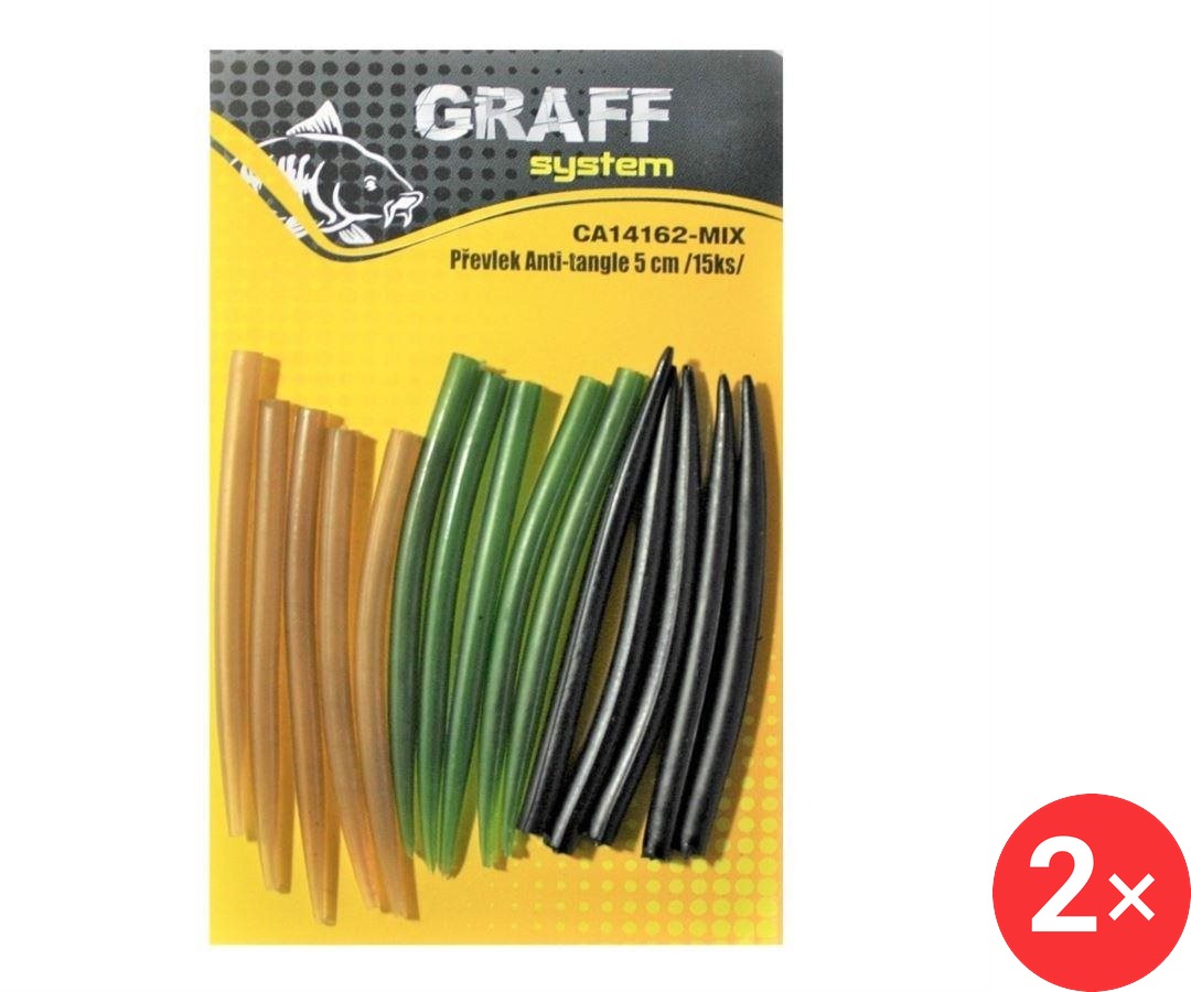 Graff Převlek Anti-tangle 5 cm Mix 2 × 15 ks