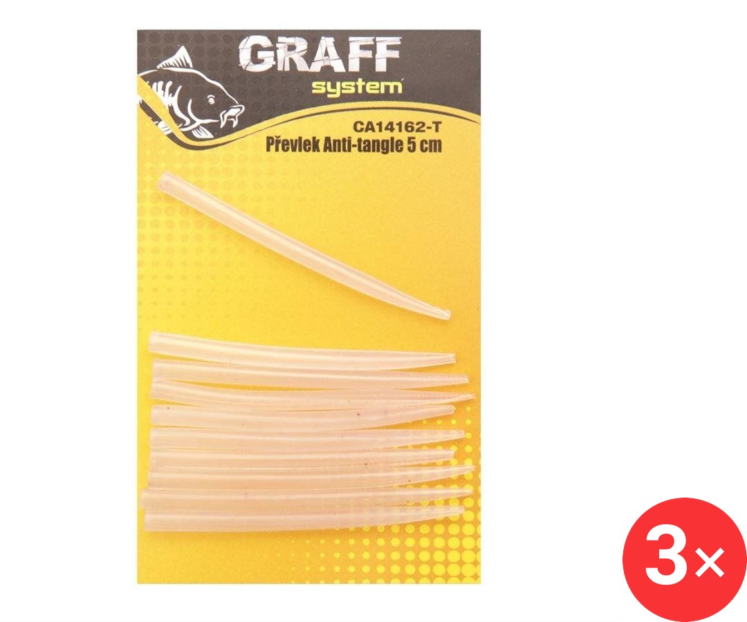 Graff Převlek Anti-tangle 5 cm Průhedný 3 × 10 ks
