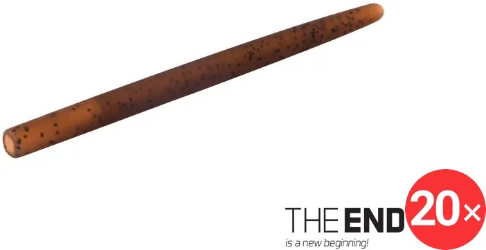 Delphin Tvrdá gumička proti zamotání The End 4 cm, 2 × 10 ks