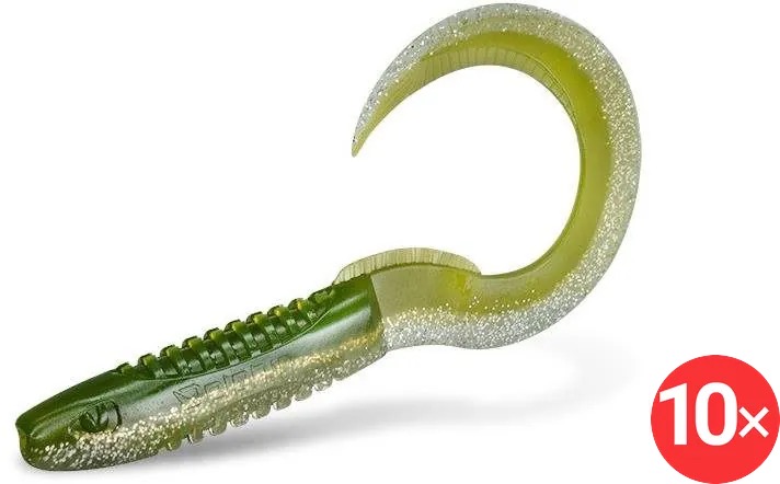 Delphin TwistaX Eeltail UVs 6 cm Agresor, 2 × 5 ks