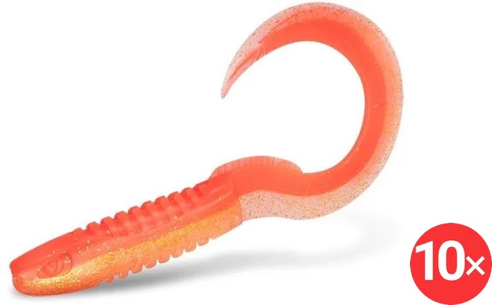Delphin TwistaX Eeltail UVs 6 cm Bloody Milion, 2 × 5 ks