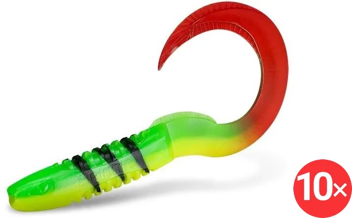 Delphin TwistaX Eeltail UVs 6 cm Perchy, 2 × 5 ks