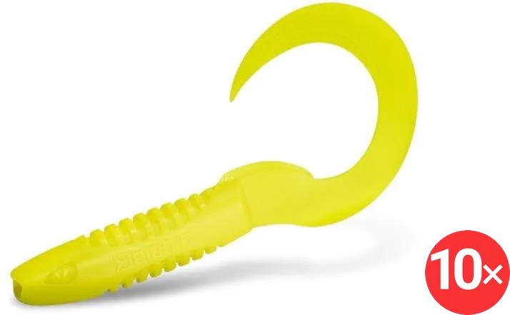 Delphin TwistaX Eeltail UVs 6 cm Yella, 2 × 5 ks