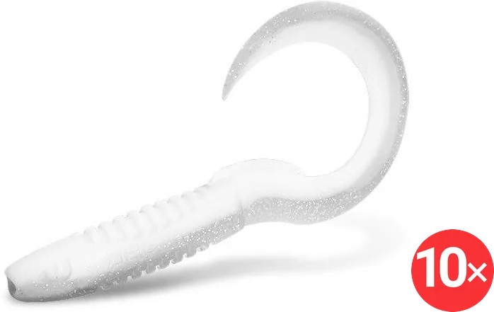 Delphin TwistaX Eeltail UVs 6 cm Yeti, 2 × 5 ks