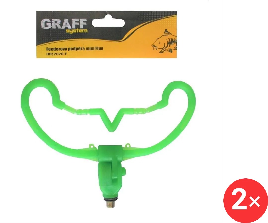 Graff Feederová podpěra V Mini Fluo, 2 ks