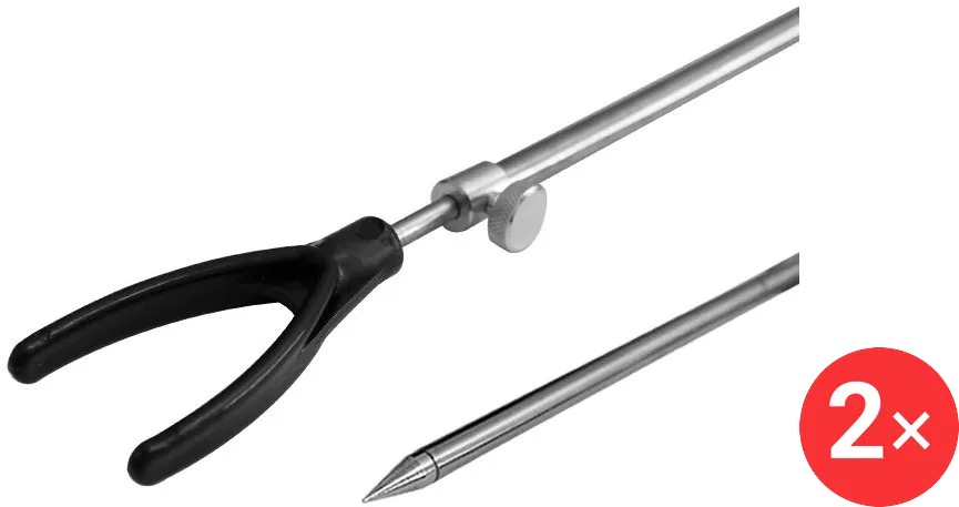 Delphin Vidlička s držákem zadní 50 - 90 cm, 2 ks