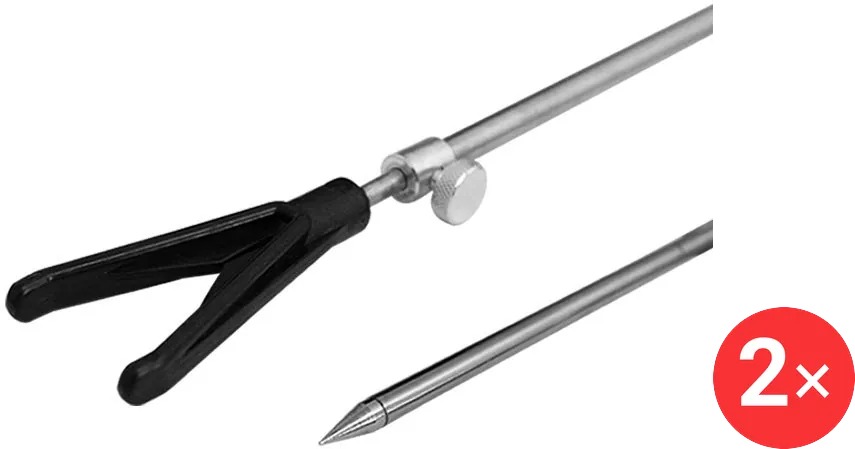 Delphin Vidlička s držákem přední 50 - 90 cm, 2 ks