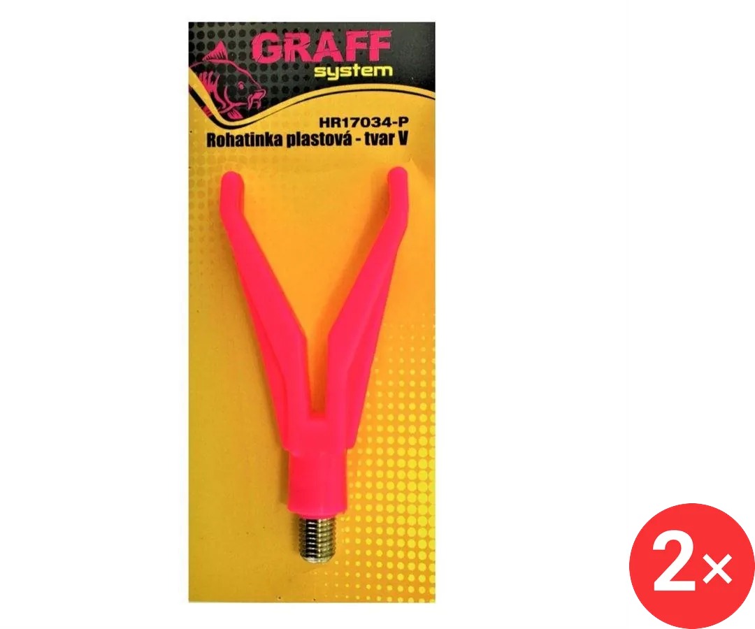 Graff Rohatinka plastová V Růžová, 2 ks