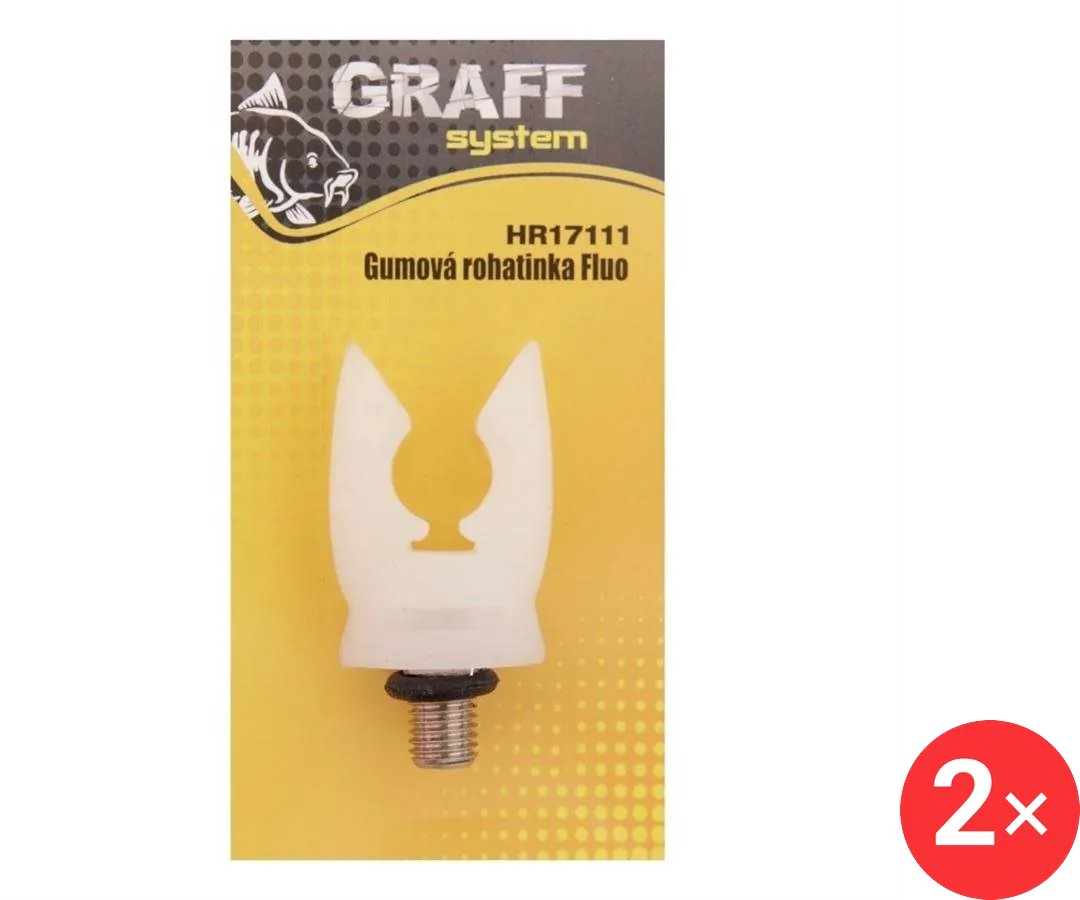 Graff Rohatinka gumová užší Fluo, 2 ks
