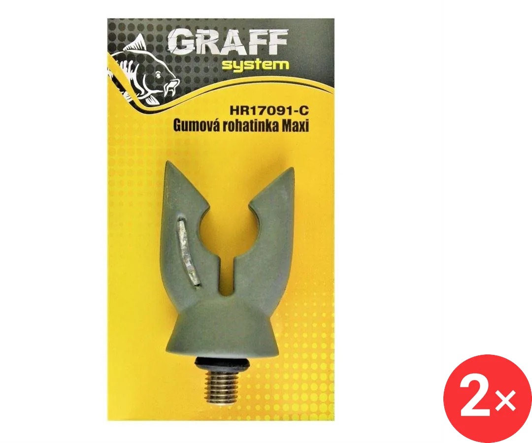 Graff Gumová rohatinka Maxi Camo, 2 ks