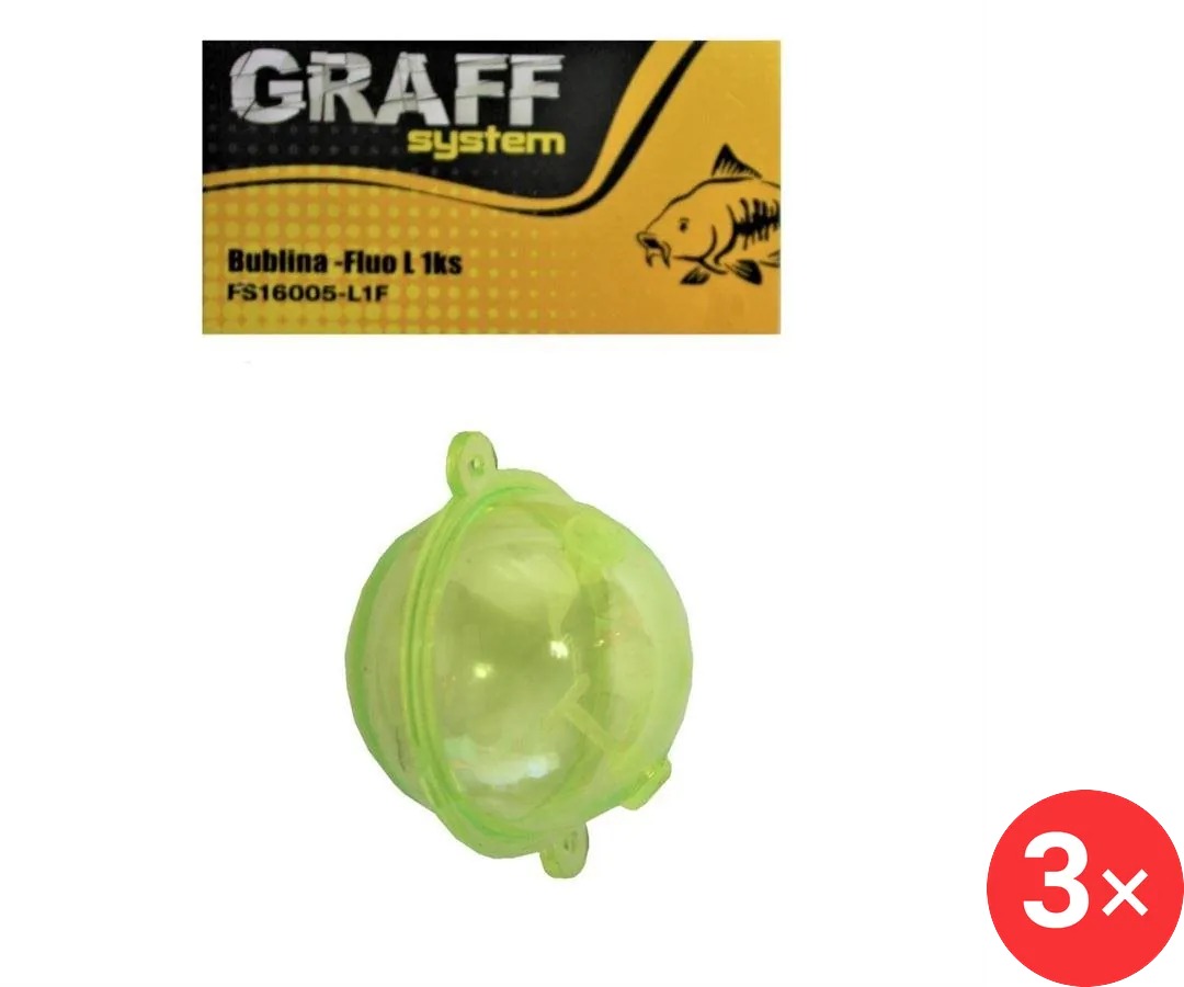 Graff Bublina L Fluo, 3 ks