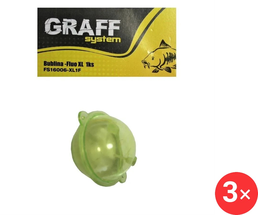Graff Bublina XL Fluo, 3 ks