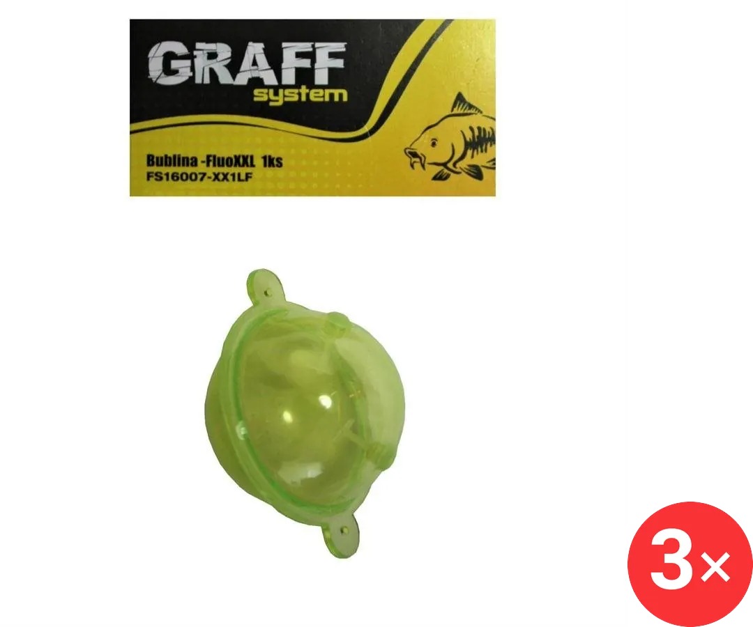 Graff Bublina XXL Fluo, 3 ks