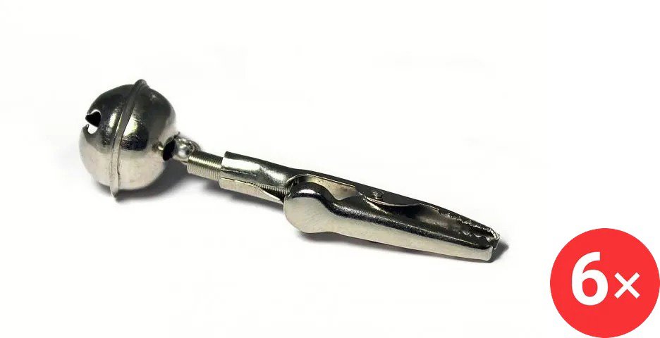 Zfish Bell Clip Single, 3 × 2 ks