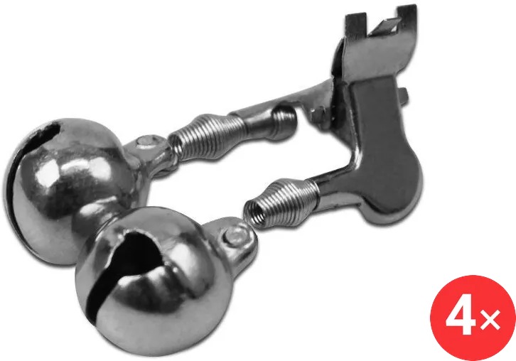 Delphin Rolnička s kovovým klipem 18 mm, 4 ks