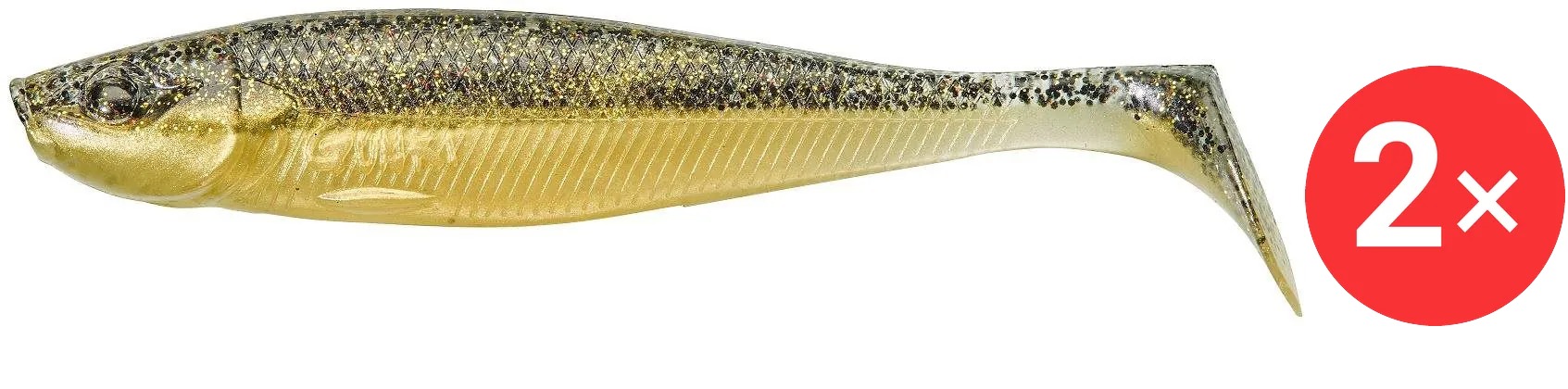Gunki Bumpy 11 cm, 11,7 g, Ghost Zander, 2 ks