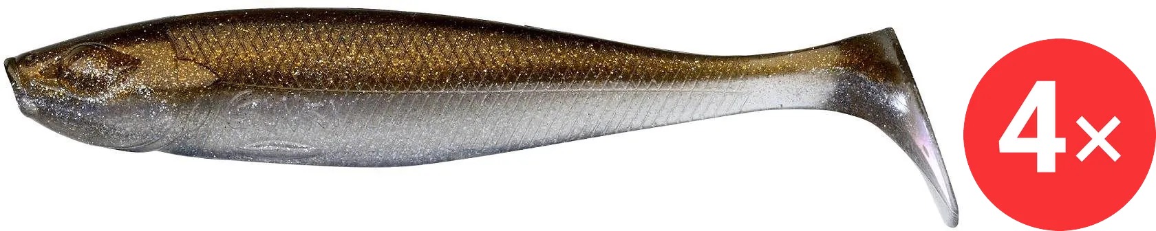 Gunki Bumpy 7,6 cm, 3,9 g, Crystal Brown, 4 ks