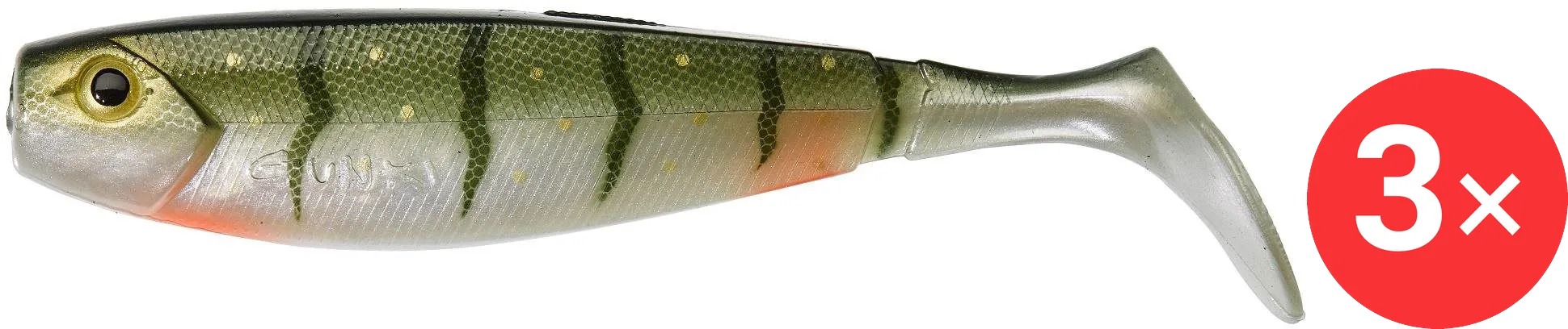 Gunki G Bump Contest 8 cm, 5,8 g, UV Green Perch, 3 ks
