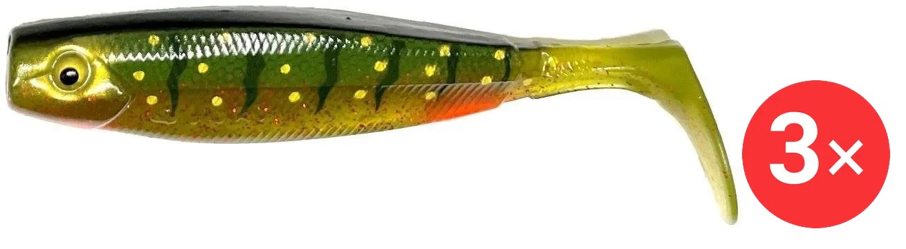Gunki G Bump Ghost 8 cm, 5,8 g, UV Red Perch, 3 ks