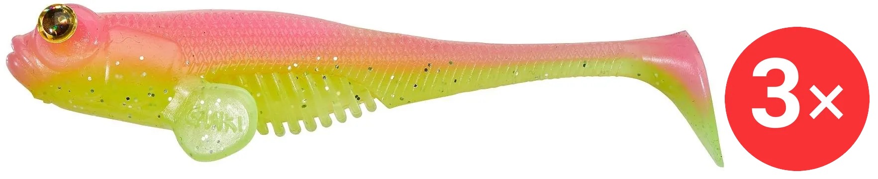 Gunki Rockstar ITB 8,5 cm, 5,3 g, Pink Chart, 3 ks