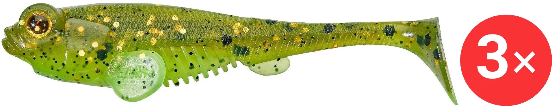 Gunki Rockstar ITB 8,5 cm, 5,3 g, Watermelon Chart, 3 ks