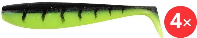 FOX Rage Gumová nástraha Zander Pro Shad 10 cm UV Glow Perch, 4 ks