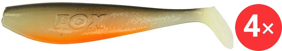 FOX Rage Gumová nástraha Zander Pro Shad 10 cm UV Hot Olive, 4 ks