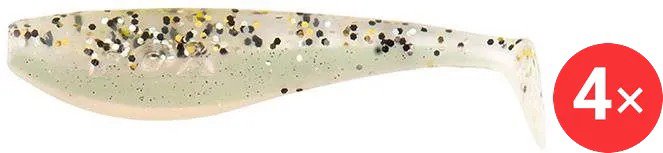 FOX Rage Gumová nástraha Zander Pro Shad 10 cm UV Salt & Pepper, 4 ks