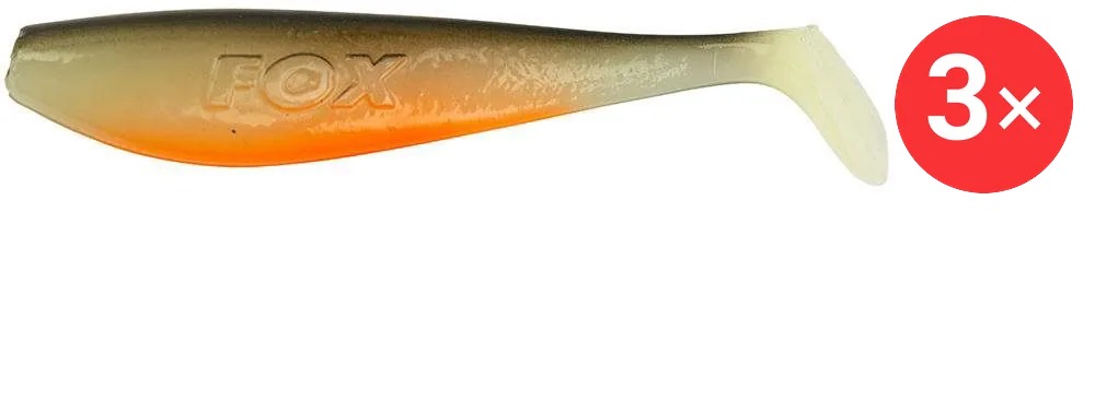 FOX Rage Gumová nástraha Zander Pro Shad 12 cm UV Hot Olive, 3 ks
