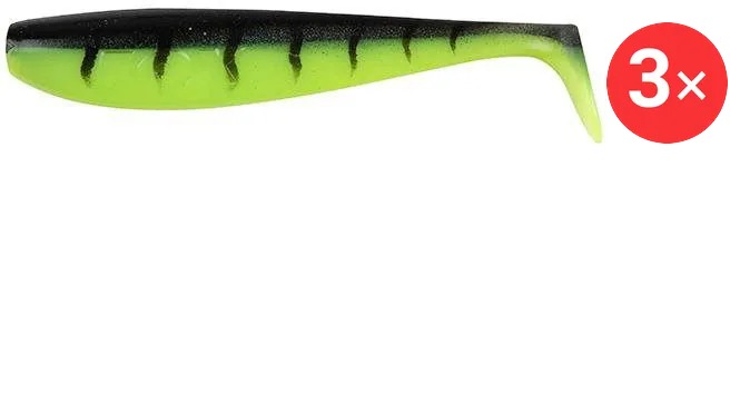 FOX Rage Gumová nástraha Zander Pro Shad 14 cm UV Glow Perch, 3 ks