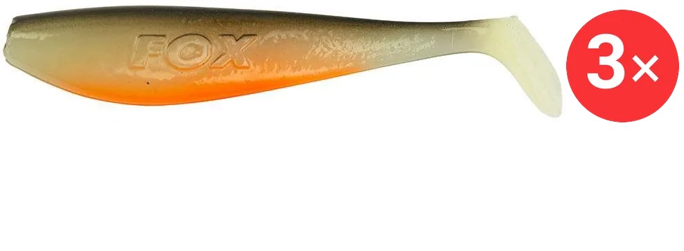 FOX Rage Gumová nástraha Zander Pro Shad 14 cm UV Hot Olive, 3 ks