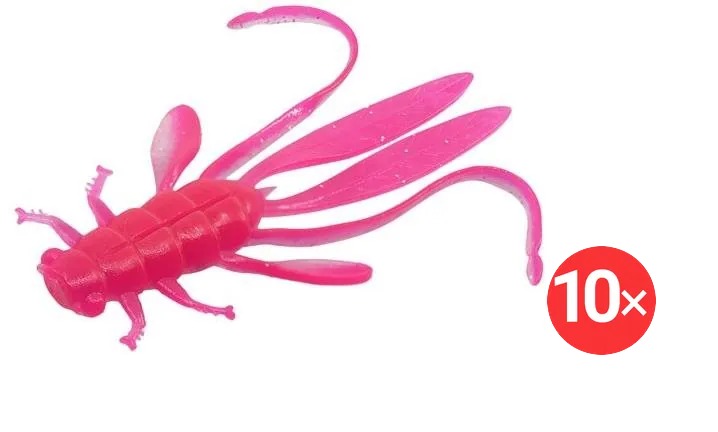 Delphin Nymfa Manya UVs, 10,5 cm, Candy, 2 × 5 ks