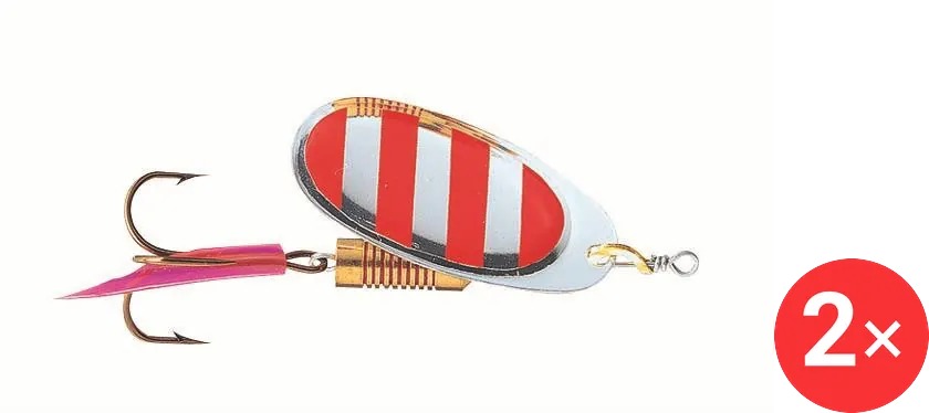 Effzett Standard Spinner, 2 × 10 g Velikost 4 Stripe