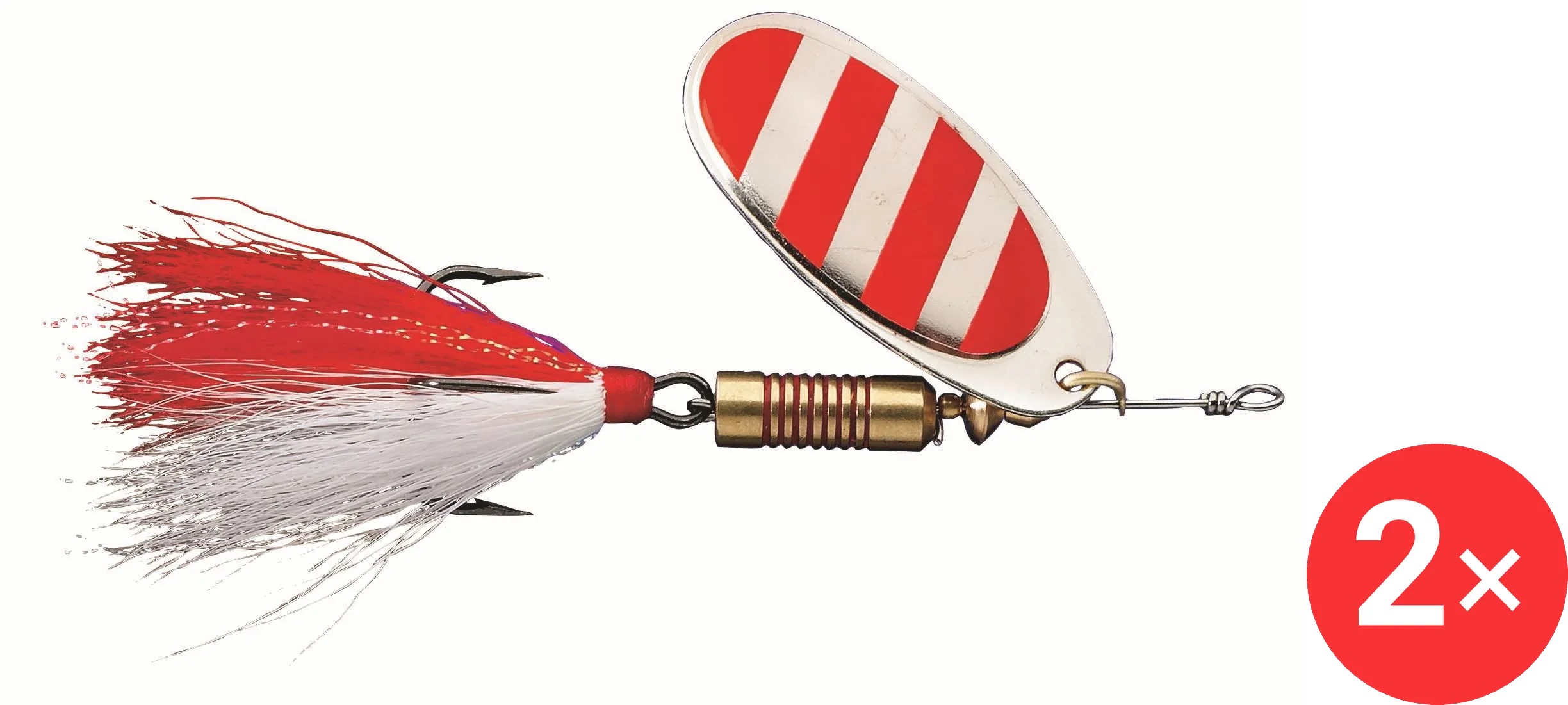 Effzett Standard Spinner Dressed, 2 × 4 g Velikost 2 Stripe